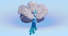 Mega Altaria — Minecraft Build by LeonisBuilds (1)