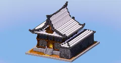 Pale Oak Japanese Temple House — Minecraft Build by LeonisBuilds (1)