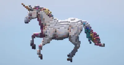 Unicorn Small — Minecraft Build by LeonisBuilds