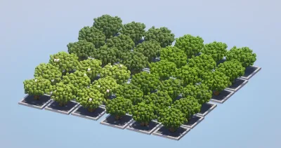 Custom Oak Trees Pack — Minecraft Build by LeonisBuilds