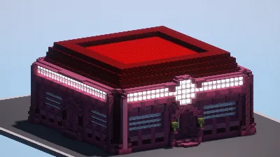 Dark Pokemon Gym — Minecraft Build by LeonisBuilds