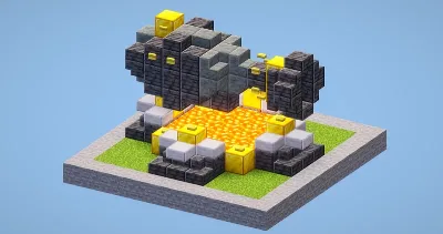 Clash of Clans Cannon Level 15 — Minecraft Build by LeonisBuilds