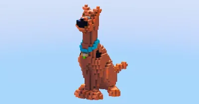 Scooby doo from Scooby-Doo — Minecraft Build by LeonisBuilds