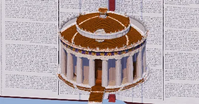 Greek Tholos — Minecraft Build by TheBibleOfBuilding