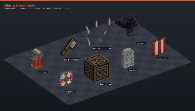 Viking Longhouse Asset [Java + Bedrock + Blockbench] — Minecraft Resource Pack by ScorpionTeam