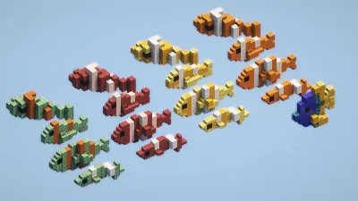 Tropical Fishes Pack — Minecraft Build by LeonisBuilds