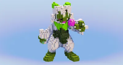 Floragato from Pokemon — Minecraft Build by LeonisBuilds