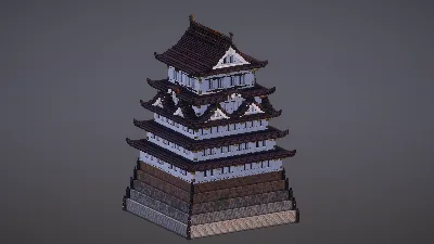 Black Japanese Castle — Minecraft Build by MellowHat