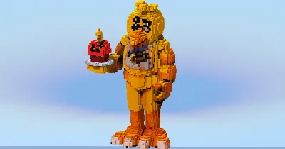 Chica the Chicken — Minecraft Build by LeonisBuilds