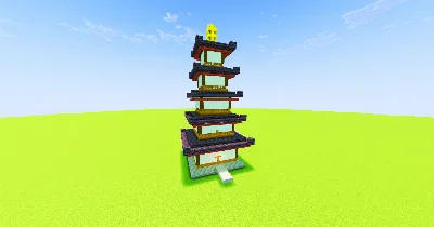 Japanese Pagoda — Minecraft Build by NoobBuilder