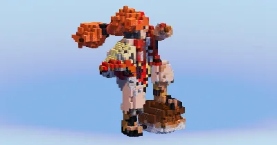 Alder Champion from Pokemon — Minecraft Build by LeonisBuilds