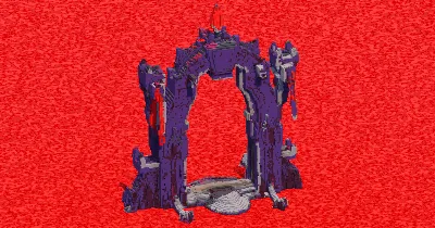Demon Stone Portal — Minecraft Build by ImpossibleBuilds