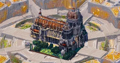 Cathedral — Minecraft Build by GothicCathedrals