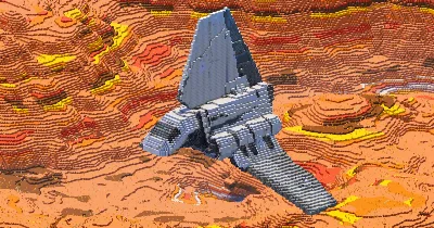 Lambda Class T-4a Imperial Shuttle — Minecraft Build by StarWarsCreations