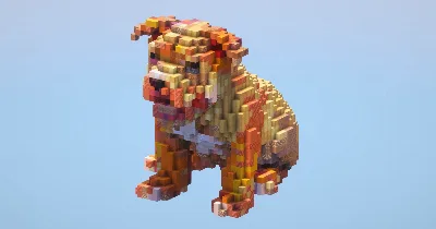 Pitbull small‎ — Minecraft Build by LeonisBuilds