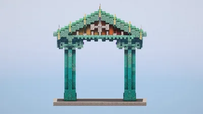 Atlantis Portal — Minecraft Build by LeonisBuilds