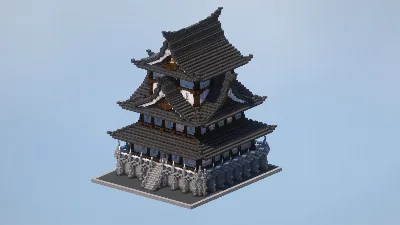 Japanese Castle — Minecraft Build by LeonisBuilds