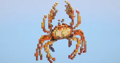 Crab‎ small — Minecraft Build by LeonisBuilds
