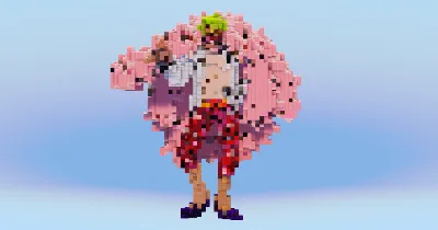 Doflamingo from One Piece — Minecraft Build by LeonisBuilds