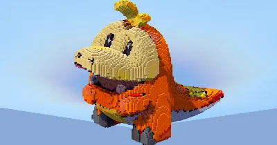 Fuecoco — Minecraft Build by LeonisBuilds
