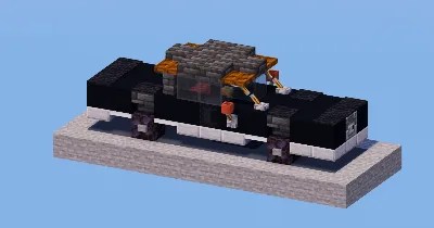 Black Car — Minecraft Build by LeonisBuilds
