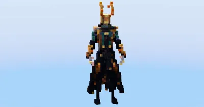 God of Mischief from Marvel — Minecraft Build by LeonisBuilds