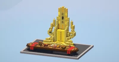 Odin's Big Golden Throne — Minecraft Build by LeonisBuilds