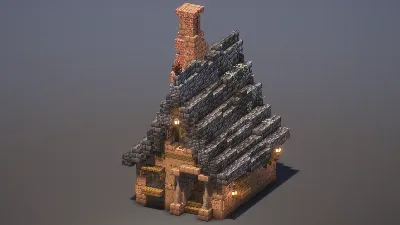 Medieval Starter House — Minecraft Build by MellowHat