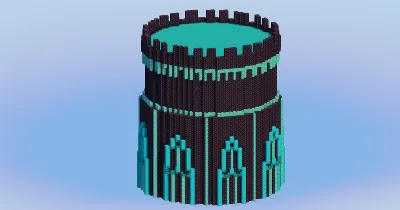 Dark Castle Large Section — Minecraft Build by LeonisBuilds