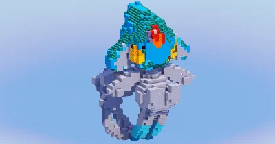 Azelf from Pokemon — Minecraft Build by LeonisBuilds