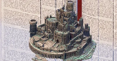 Rounded Medieval Castle — Minecraft Build by TheBibleOfBuilding