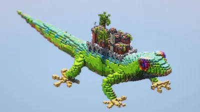 House on a Geko — Minecraft Build by LeonisBuilds