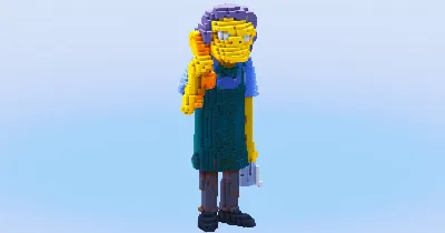 Moe Szyslak — Minecraft Build by LeonisBuilds