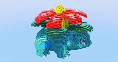 Venusaur — Minecraft Build by LeonisBuilds