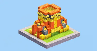 Clash of Clans Mortar Level 16 — Minecraft Build by LeonisBuilds