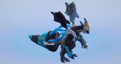 Black Kyurem — Minecraft Build by LeonisBuilds