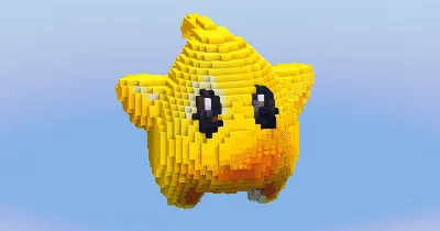 Yellow Star from Super Mario — Minecraft Build by LeonisBuilds