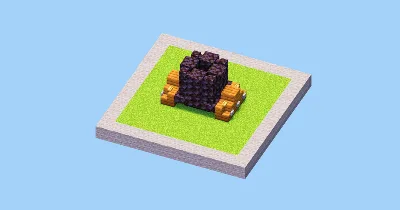 Clash of Clans Mortar Level 2 — Minecraft Build by LeonisBuilds