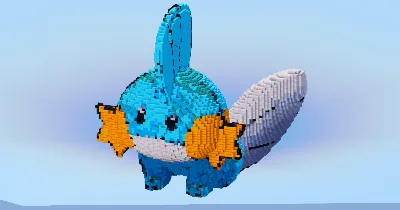 Mudkip — Minecraft Build by LeonisBuilds