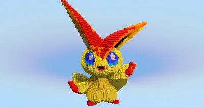Victini — Minecraft Build by LeonisBuilds