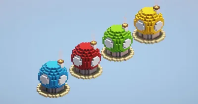 Mario Mushroom House B — Minecraft Build by LeonisBuilds