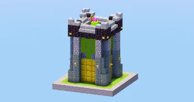 Clash of Clans Archer Tower Level 15 — Minecraft Build by LeonisBuilds
