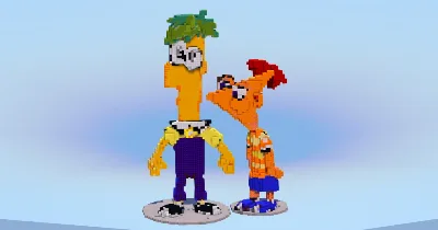 Phineas and Ferb — Minecraft Build by LeonisBuilds
