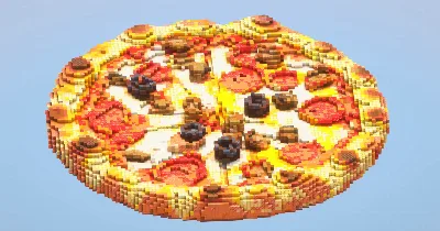 Pizza — Minecraft Build by LeonisBuilds
