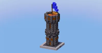 Small Dark Medieval Tower — Minecraft Build by LeonisBuilds