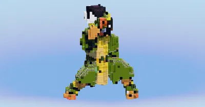 Toph from Avatar The Last Airbender — Minecraft Build by LeonisBuilds