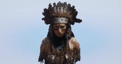 Aztec Woman — Minecraft Build by LeonisBuilds