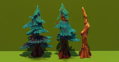 Spruce Trees Pack — Minecraft Build by VerdantBuilds