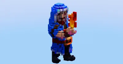 Wizard from Clash of Clans — Minecraft Build by LeonisBuilds