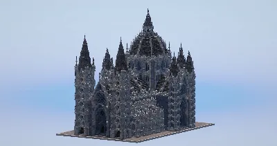 Gothic Cathedral v2 — Minecraft Build by LeonisBuilds